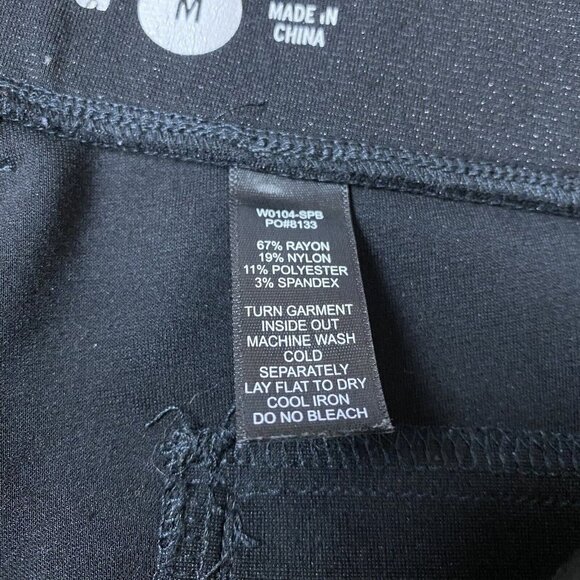 Betabrand Yoga Dress Pants Bootcut Black Shimmer W0104-SPB - Picture 4 of 10